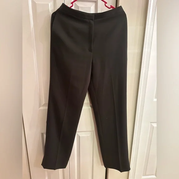 Sézane-Style High-Waisted Tailored Slim Trousers – Black, Size 4 - Picture 3 of 9